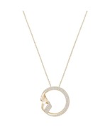 Authentic Swarovski Graceful Circle Necklace, Rose Gold - $173.47 CAD