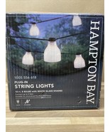 Hampton Bay Outdoor/Indoor 10 ft. Plug-In Type G Bulb String Light with ... - $12.97