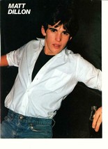 Matt Dillon teen magazine pinup clipping Teen Machine Teen Idol 80&#39;s Rum... - £3.90 GBP