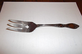 Huntington English Garden Kings &amp; Queens Oneida Ltd Wm A Rogers Serving Fork - £6.18 GBP