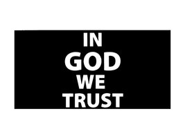 K&#39;s Novelties Wholesale Lot of 6 in God We Trust Religious Saying Decal Bumper S - £6.94 GBP