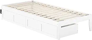 AFI, Colorado Twin XL Platform Bed with 2 Storage Drawers and USB Charge... - $590.99