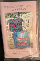 Poppins Bag Sewing Pattern by Aunties Two, 2 Stays Included - £17.90 GBP