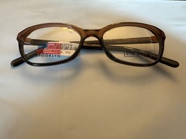 OTIS+GREY OG US 20208 092 Grey clear brown Round Eyeglasses Frame 50-17-140 - $44.55