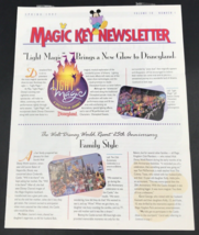 1997 Spring Magic Key Newsletter Light Magic Walt Disney Resort 25th Ann... - £7.60 GBP