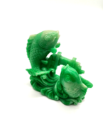 Feng Shui Lucky Mascot Fish Statue or papaer weight 13CM X 12CM - $139.23 MXN