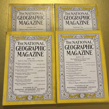 Vintage National Geographic Magazine Lot January. - April 1940 - £22.42 GBP