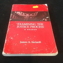 Examining The Justice Process: A Reader by James Inciardi PB - £9.43 GBP
