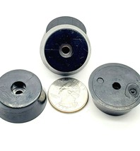 1/2&quot; Tall x 1 1/4&quot; Round Rubber Feet Vibration Mount Bumpers Spacers Equipment - £9.00 GBP+