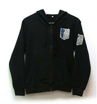 Attack On Titan Anime Survey Legion Hooded Sweatshirt Cos Coat Jacket Cl... - $28.98