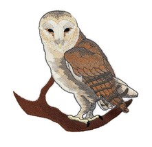 Beyond Vision Custom Birds [Barn Owl] Embroidered Iron on/Sew Patch [6.1 "w X 6. - $20.78