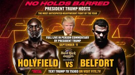 Evander Holyfield Vs Vitor Belfort 8X10 Photo Boxing Donald Trump Wide Border - £3.90 GBP