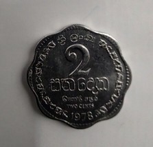1978 Sri Lanka 2 Cent Coin - £4.03 GBP