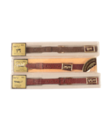 3 Vintage Hadley Watch Bands 2 Lizard  1 Calf 10mm NOS - £23.20 GBP