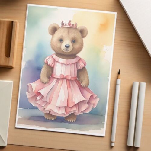Primary image for 48  Sheets of  Decorative Stationery Paper for Letters , 8.5 x 11 - Bears#0671