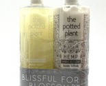 The Potted Plant Hemp Herbal Blossom Body Wash &amp; Lotion 16.9 oz Duo - £28.44 GBP