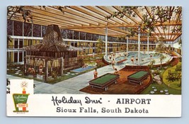 Vacanza Pensione Airport Sioux Falls South Dakota SD Unp Cromo Cartolina N6 - £4.06 GBP