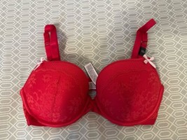 Victoria Secret Push Up Red Lace Bra Size 32D - $9.50