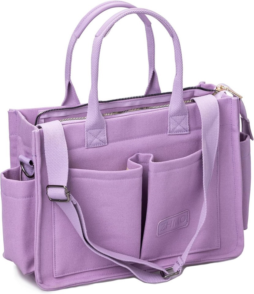 Waterproof Canvas Tote Bag with Adjustable Straps - Stylish for Everyday Use Item image 3