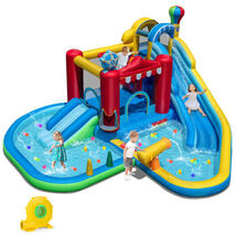 Inflatable Water Park Water Slide Wet Dry Combo Bounce House - Color: Mu... - $485.78