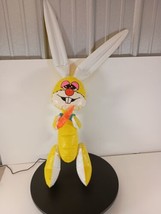 Vtg Blow Up Easter Bunny Rabbit Inflatable Vinyl Yellow Spearhead Ind ‘82 - £17.31 GBP