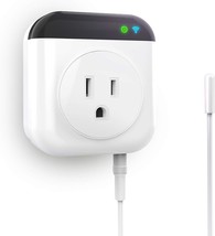 Programmable Smart Wifi Thermostat Plug Outlet, Wireless Electric Plug-In - £49.49 GBP