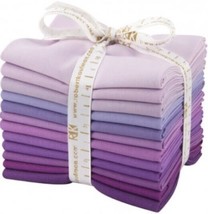 Fat Quarter Bundle Kona Cotton Solids Lavender Fields Purple Precuts M208.63 - £26.35 GBP