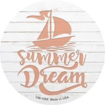 Summer Dream Novelty Circle Coaster Set of 4 - £15.59 GBP