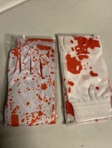 Bloody White 15.5&quot; Gloves and Knee Stockings Halloween Costume Acessories - £13.42 GBP
