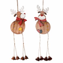 Wood Wind Chimes Christmas Ornament With Christmas Bell For Wall Hanging Door De - £20.55 GBP