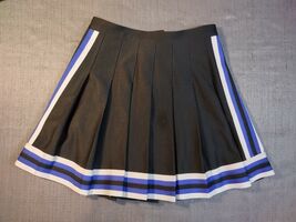 HALLOWEEN COSPLAY SEXY VARSITY CHEERLEADER CHEER BLACK SKIRT COSTUME WAI... - $34.05