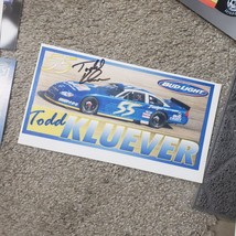 NASCAR Early Todd Kluever Autograph ASA Wisconsin Midwest Circuit Bud Li... - £24.01 GBP