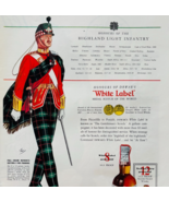 1938 Dewar&#39;s White Label Scotch Advertisement Scottish Officer Distiller... - $561.68 MXN