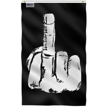 Anley Fly Breeze 3x5 Foot Middle Finger Flag Middle Finger Flags Polyester - £5.99 GBP