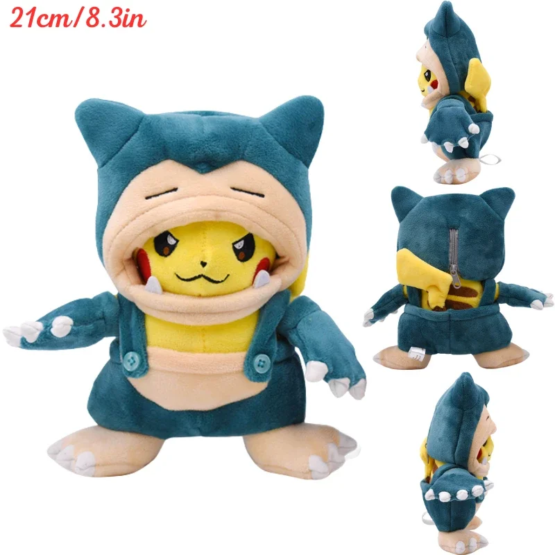 Snorlax Fan Favorite! Pokemon Pikachu Cosplay Doll - $10.85