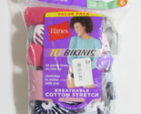 Hanes Women&#39;s 10pk Cool Comfort Cotton Stretch Bikini Underwear Size 6 - £12.96 GBP