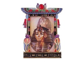Jeweled Enameled Pewter Egyptian Themed Photo Frame by Terra Cottage TJ1193 - $24.75