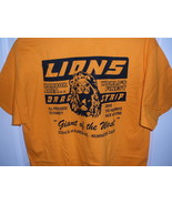 Lions Drag Strip of So Cal on a Gold Extra Large tee shirt - €20,70 EUR
