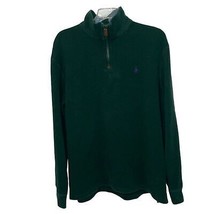 Ralph Lauren Polo Green 1/4 Zip Knit Pullover Top Sweater Mens XL Purple... - £17.99 GBP