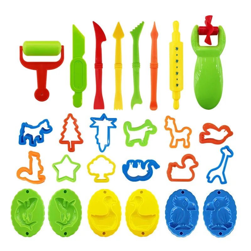 Lay dough model tools set toy educational creative 3d plasticine mold modeling clay kit thumb200