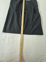 The Limited Women's Gray Rear Zip & Side Slit Pull-On A-Line Skirt Size 12 image 8