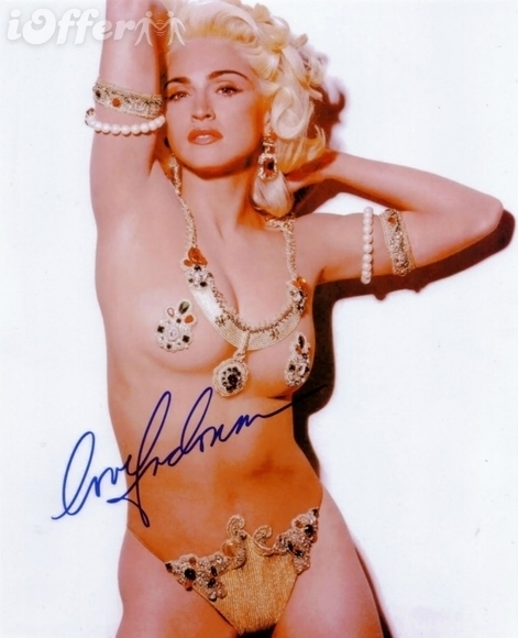 Primary image for Madonna Original Hand signed 8x10 Autograph COA