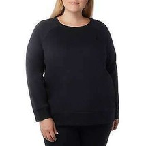 Champion Ladies&#39; Sueded Fleece Crewneck Size: L, Color: Black - £21.23 GBP