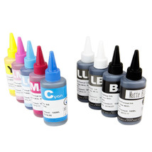 Pigment Ink (9) 100ml Ink Bottles Stylus Photo R2400 R3000 NON OEM - £51.89 GBP