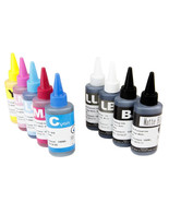 Pigment Ink (9) 100ml Ink Bottles Stylus Photo R2400 R3000 NON OEM - £51.84 GBP