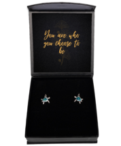 Elevate Your Look with Daily Inspiration - Inspirational Earrings,  Opal  - £31.46 GBP