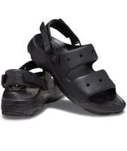 Crocs Unisex-Adult Classic All Terrain Sandals, Black-Sz 8M/10W - £37.59 GBP