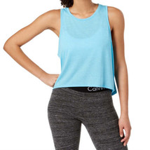 Calvin Klein Womens Performance Fitness Workout Tank Top Size-Large,Waterfall - £28.97 GBP