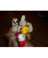 finger puppets lot of 4 animals new - $15.09 CAD