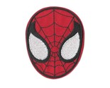 SPIDERMAN IRON ON PATCH 3.75&quot; Embroidered Applique Red Face Superhero Av... - €3,38 EUR